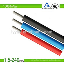 TUV Certification Solar Power System Solar Cable 4mm2